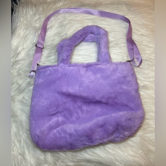 New Kuromi from Hello Kitty Fuzzy Purse - Picture 3 of 3